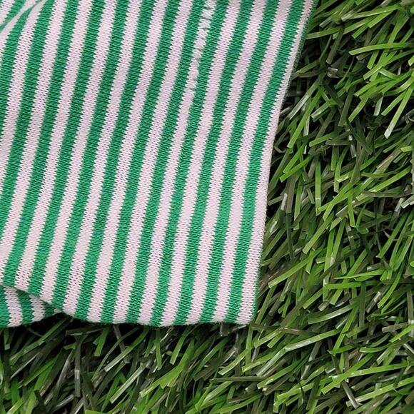 Vintage 80s MOD Striped Crop-Top Shirt Women Large 20x21 USA - Picture 12 of 15